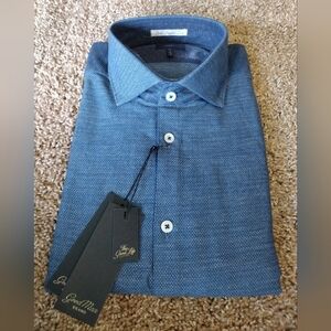 Good Man Brand Blue Men's Long Sleeve Button Down Shirt NWT